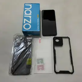 Fullset Mulus Realme Narzo 50i Prime 3/32GB Bonus Case Tempered Glass