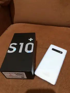 Samsung Galaxy S10+ Plus Dual Sim Sein Putih Mulus Normal Murah Aja