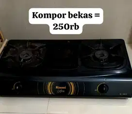 DIJUAL KOMPOR BEKAS KONDISI BAGUS