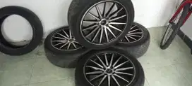 Dijual Velg HSR ring 17 + Ban