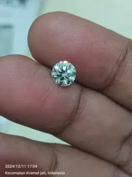 Berlian White Moissanite (1.00 ct)