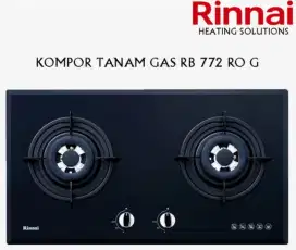 Kompor Gas Tanam Rinnai RB-772RO (G) Baru