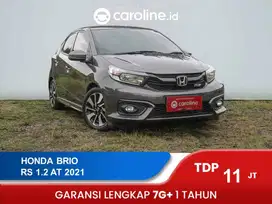 HONDA BRIO RS 1.2 AT 2021 - gratis cicilan pertama