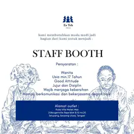 Loker Staff Booth Es Teh Solo - lokasi Melati Mas