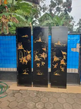 lukisan pajangan dinding cina peranakan jumbo tema dewa dewa oriental