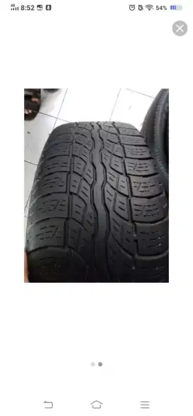 BRIDGESTONE DUELER
UKURAN 235/60 R16
EX.JH2417
KONDISI KEMBANG 90% TBL