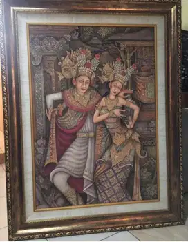 Lukisan dua penari bali