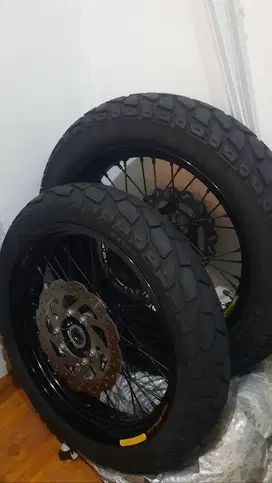 Velg takasago excel WR 155 plus Ban maxxis tubbles