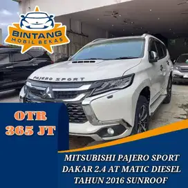 MITSUBISHI PAJERO SPORT DAKAR 2.4 L AT MATIC 2400 CC DIESEL TAHUN 2016