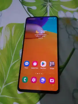 Samsung A71 putih mulus