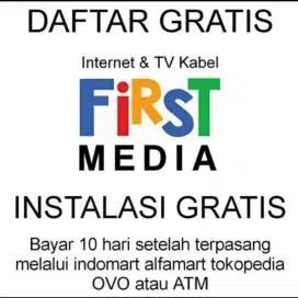 Yuk pasang first media internet wifi tanpa FUP unlimited