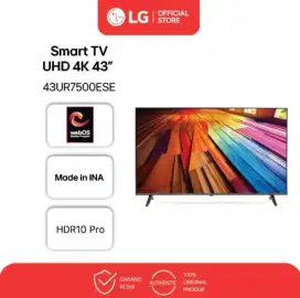 Smart tv LG 43 inch 4K UHD Baru Garansi Resmi