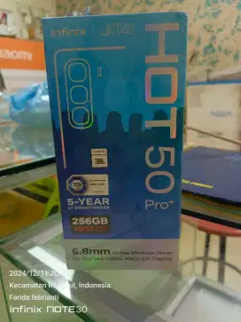 Infinix hot 50 pro plus 8+8/256gb baru garansi resmi bisa TT Kredit