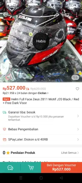 Jual Helem Zeus