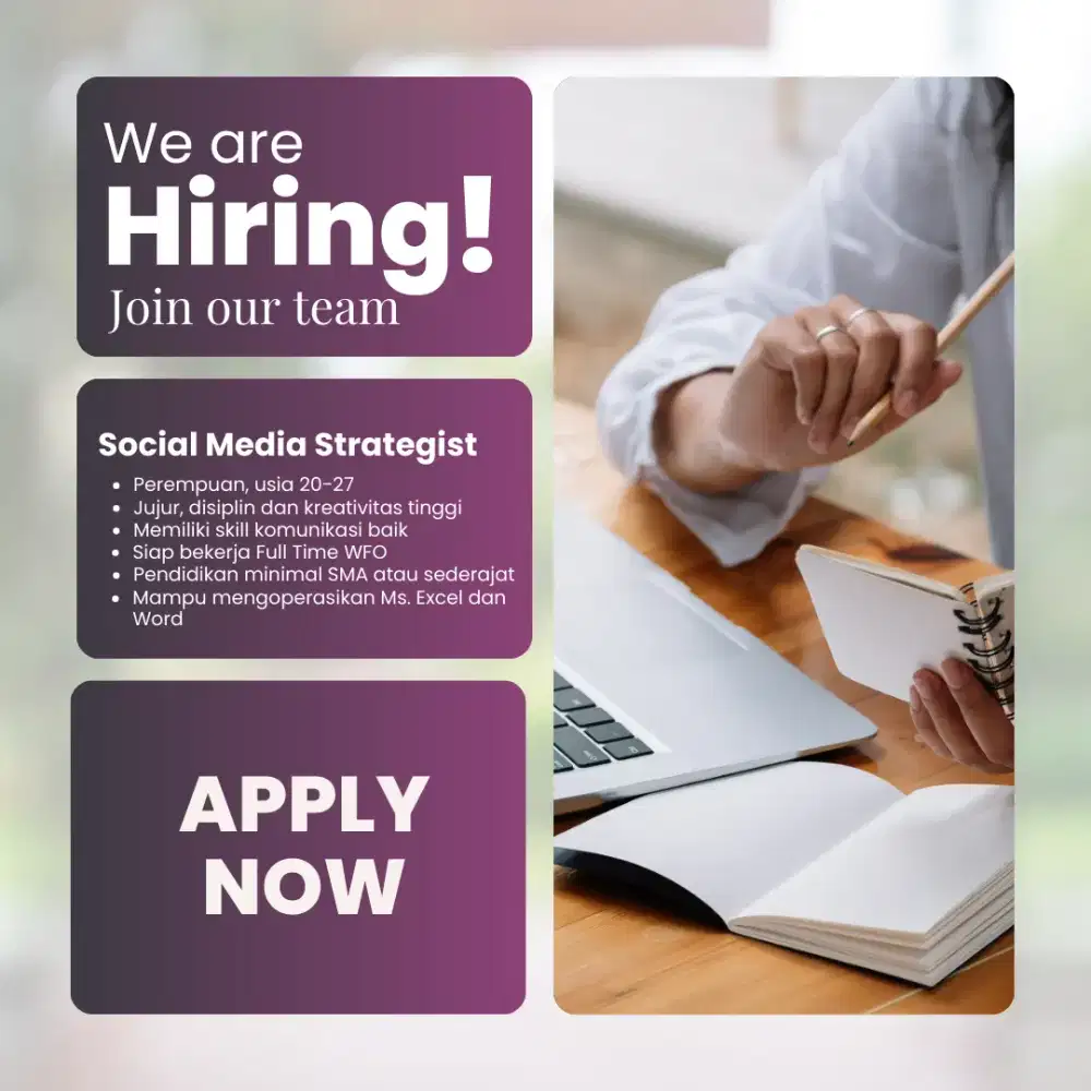 CONTENT CREATOR SOCIAL MEDIA LOKER