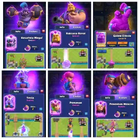 clash royale lvl 15 mahkota evo card 6 cod tdk diablo mobile legends