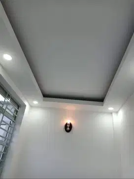 Sekat Plafon Partisi PVC GRC Gypsum Jasa Tukang Pasang Wall Moulding