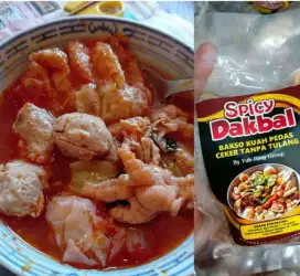 Spicy Dakbal ( bakso kuah pedas )