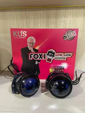 Biled Projector Headlamp KUS FOXI Plus Demon Eyes - 70 Watt