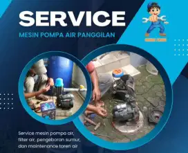 Servis service pompa air,sumur bor suntik gali,kuras sumur,Jogja bor