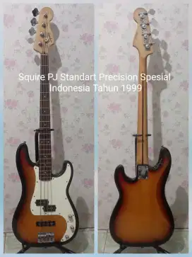 Bass Pasif 4 Strong. Squire PJ Precision Special Standart tahun 1999