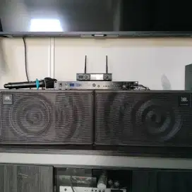 Paket karaoke Speaker JBL MK 10 10, amplifier audiobank prime x