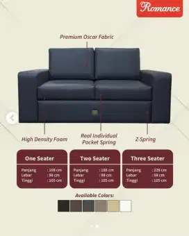 Sofa romance springbed