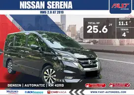 DP 25JT NISSAN SERENA HWS 2019 2.0 AT KM.42RB & PAJAK PANJANG #F2ST