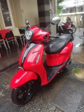 Yamaha Grand Filano 2024 bln 8 Merah Km Rendah Like New