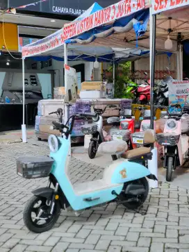 SEPEDA LISTRIK EXOTIC EV-928 NEW SEGEL  BERGARANSI RESMI PASTI AMAN