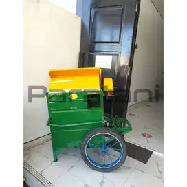 Mesin Perontok Padi Mini Roda Fullset Pemipil Dos Padi