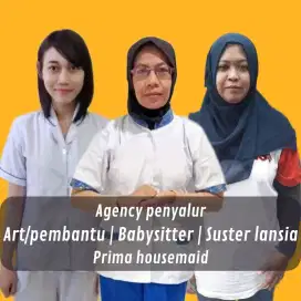 Penyalur art, pembantu, babysitter, suster lansia