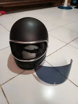 Helm full face retro
