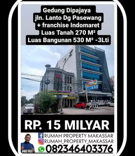 Gedung Dipajaya jln.Lanto Dg Pasewang Lengkap franchise Indomaret