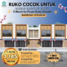 Ruko 2 lt 7 unit di lalui Angkutan SHM di Cipageran Cimahi