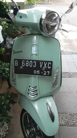 Jual Motor Vespa Primavera Thn 2022 KM 1000 Masih Baru Original Semua