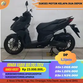 Honda NEW VARIO 160 CBS 2024 CASH/KREDIT SYARAT KTP KK