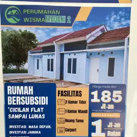 DiJual Rumah Subsidi Olga syahputra Wisma Madani