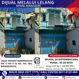 DIJUAL RUKO MELALUI LELANG‼️