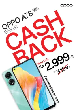 Handphone Oppo A78 8/256