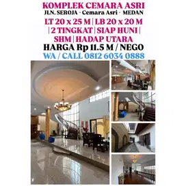 DI JUAL 1 UNIT VILLA LUX SIAP HUNI DI KOMPLEK CEMARA ASRI