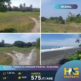 NEW LISTING    DIJUAL TANAH PINGGIR PANTAI DI KLECUNG-TABANAN