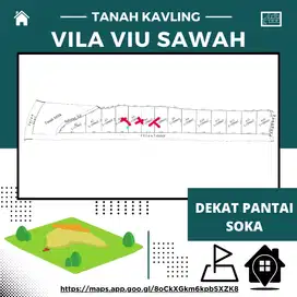 tanah kavling vila viu sawah