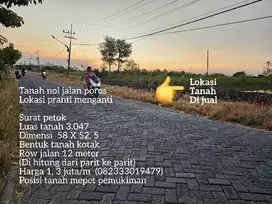 1, 3 jt/m termurah tanah menganti