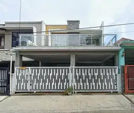 RUMAH MODERN MINIMALIS SIAP HUNI SEMI FURNISHED DI ANTAPANI, BANDUNG