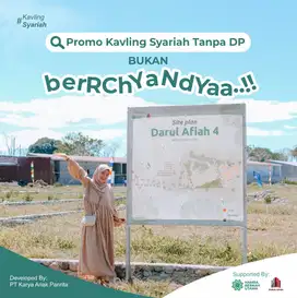 Jual Kavling Syariah DP 0 rupiah