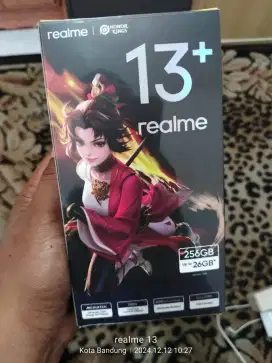 Realme 13+ 12/256 segel box garansi 1thn