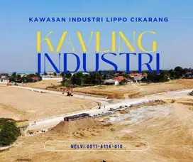 Dijual Tanah Murah Industri Luas 5000 m2 di Kawasan  Industri Cikarang