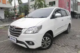 Pajak Panjang - Toyota Kijang Innova 2.0 G Bensin-MT 2015 Putih (FVH)