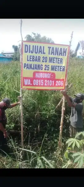 Dijual Tanah 20X25 m